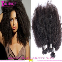 2016 Wholesale Top Quality Mongolian Afro Kinky Human Hair Extensions Full Cuticle Afro Kinky Curly Braiding Hair